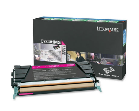 Lexmark C734A1MG cartucho de tóner 1 pieza(s) Original Magenta