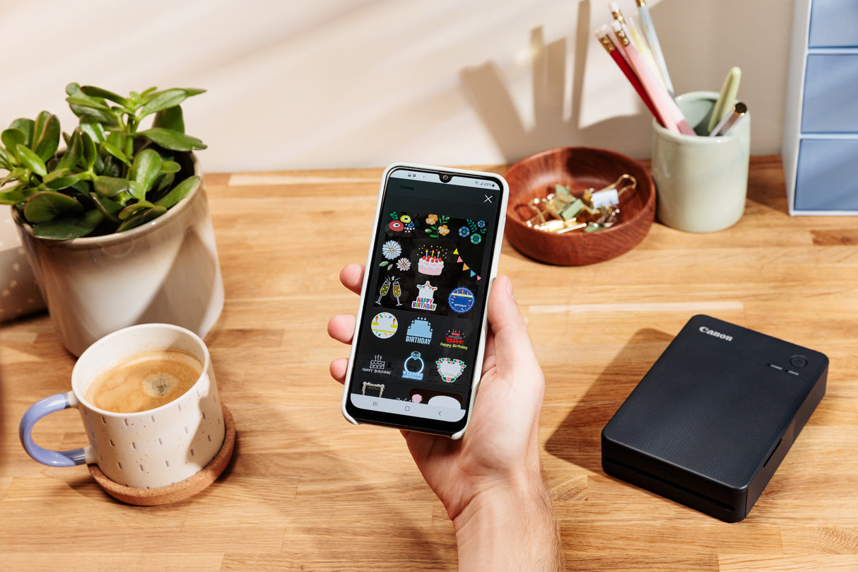 Canon SELPHY QX20 BK Impresora Pintar por sublimación WiFi Negro
