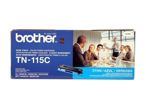Brother TN115C Toner Cartridge cartucho de tóner Original Cian, 4000 páginas