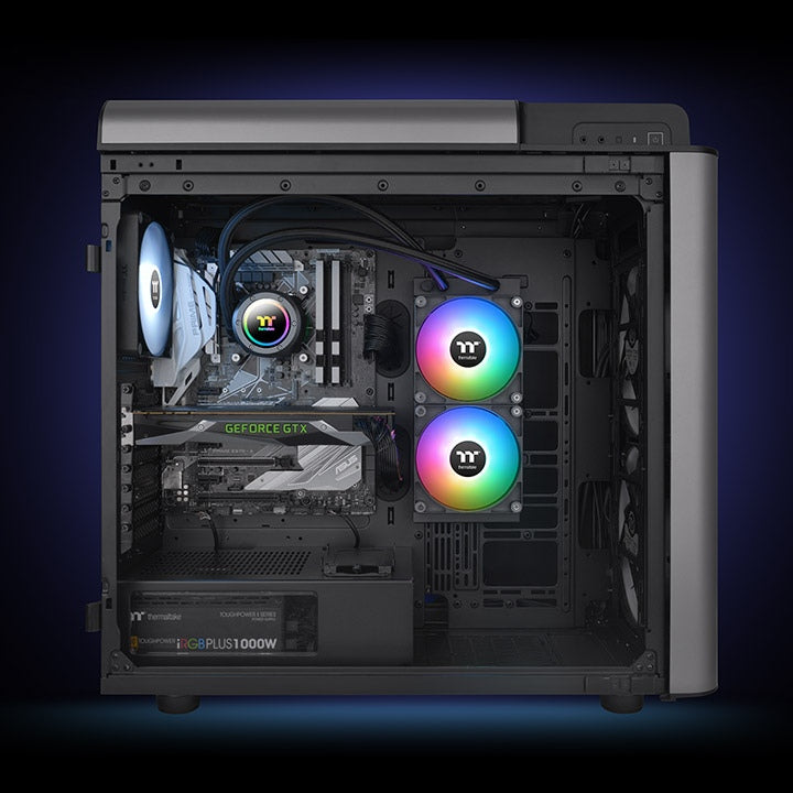 Thermaltake TT TH240 ARGB Procesador Sistema de refrigeración líquida todo en uno 12 cm Negro 1 piez