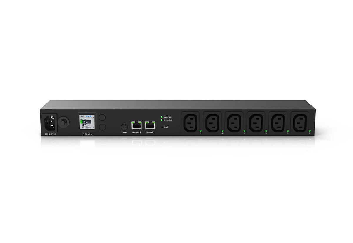 EnGenius ECP106 - EnGenius ECP106-INT unidad de distribución de energía (PDU) 6 salidas AC 1U Negro
