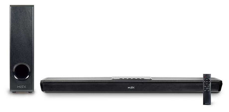 Misik MSB500 altavoz para barra de sonido Negro 2.1 canales 120 W, 12000 W, Separar, Inalámbrico