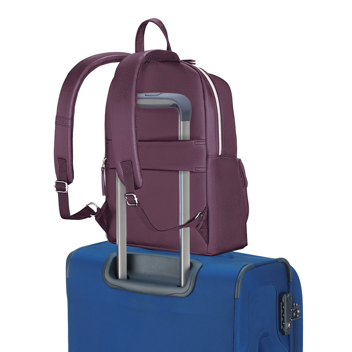 GIACOMO MORANI BACKPACK PARA DAMA PVC 14 PULG VINO