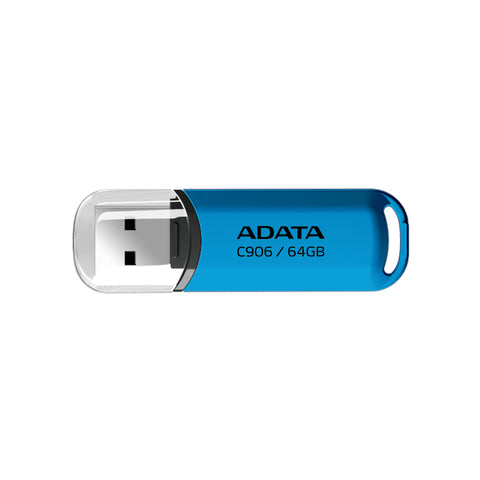 USB ADATA AC906-64G-RWB C906 64GB CON TAPA COLOR AZUL USB 2.0