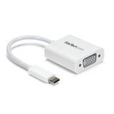 StarTech.com Adaptador USB-C a VGA - Blanco Adaptadores gráficos USB 3.2 Gen 1 (3.1 Gen 1) No Blanco