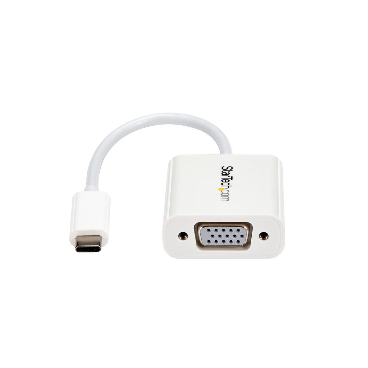 StarTech.com Adaptador USB-C a VGA - Blanco Adaptadores gráficos USB 3.2 Gen 1 (3.1 Gen 1) No Blanco