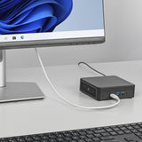 StarTech.com Cable USB C a DisplayPort 1.2 4K 60Hz de 2m - Adaptador de Vídeo Bidireccional DP a USB Tipo C - HDR - para