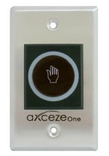 Axceze AX-TOUCH1 botón de salida Alámbrico, Acero inoxidable, 115 mm | Botones de salida