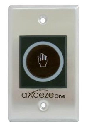Axceze AX-TOUCH1 botón de salida Alámbrico, Acero inoxidable, 115 mm | Botones de salida