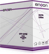 Enson 100m UTP Cat5e cable de red Blanco U/UTP (UTP), 12251W100 | Cables de red