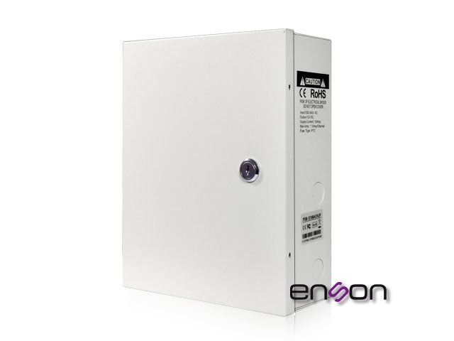 Enson PSB-1209BACKUP componente de vigilancia o detección, Blanco, AC 100-240V, 250 x 82 x 265 mm
