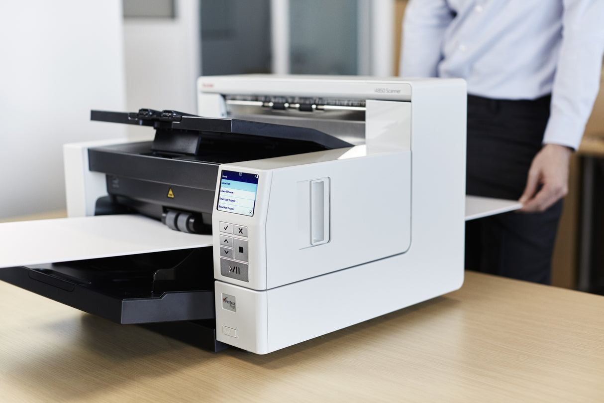 Kodak ScanMate i940 Escáner con alimentador automático de documentos (ADF) 600 x 600 DPI A4 Negro, Gris