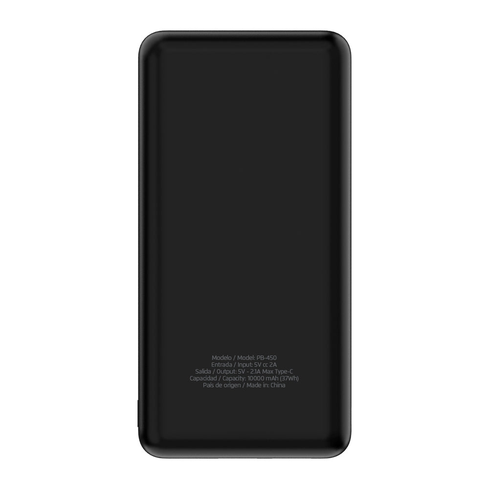 Vorago PB-450 Ión de litio 10000 mAh Negro, PB-450-BK | Baterías externas