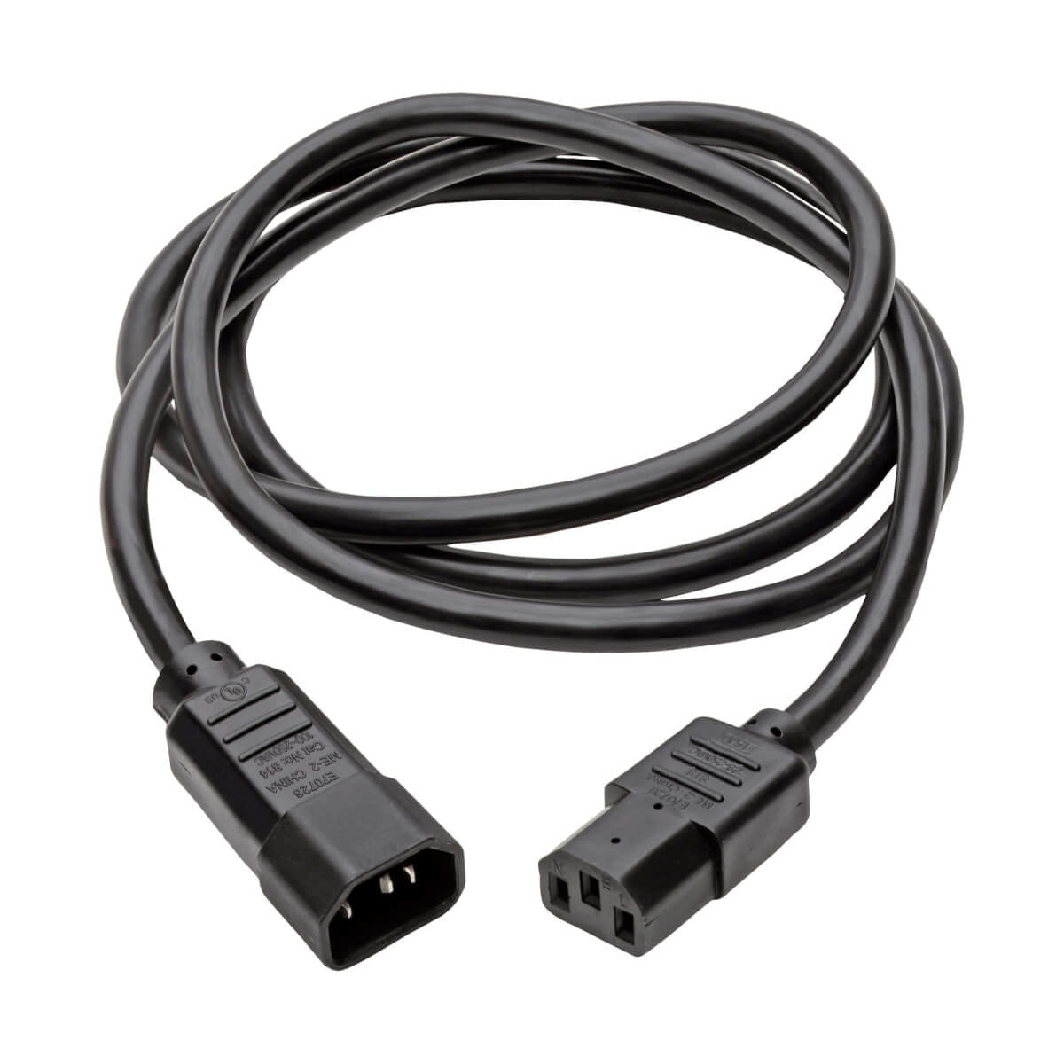Tripp Lite P005-006 Cable de Alimentación para Servicio Pesado para PDU, C13 a C14 - 15A, 250V, 14 AWG, 1.83 m [6 pies],