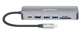 Manhattan 153928 Laptop Alámbrico USB 3.2 Gen 1 (3.1 Gen 1) Type-C 2 1