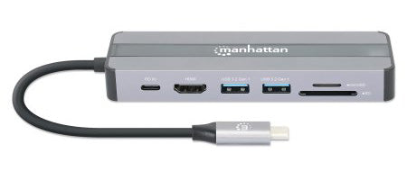 Manhattan 153928 Laptop Alámbrico USB 3.2 Gen 1 (3.1 Gen 1) Type-C 2 1