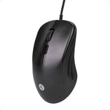 TechZone TZACMOA01 ratón Hogar Ambidiestro USB tipo A IR LED 1200 DPI, Negro