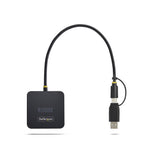 StarTech.com Dock Adaptador USB-C/USB-A a NVMe M.2 - 10Gbps - Lector Externo para SSD NVMe M.2 - Sin Herramientas - B+M/