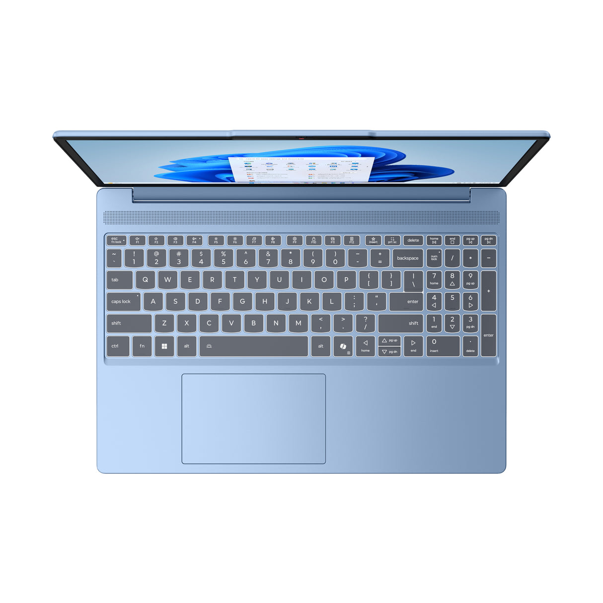 Lenovo IdeaPad Slim 3 15IRH10 Laptop Polar Blue Portátil Azul Concha