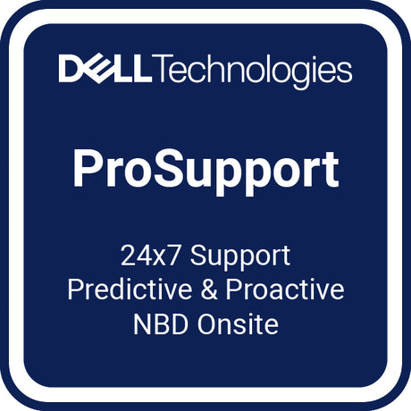 DELL 1Y Next Bus Day to 3Y ProSpt extensiones de la garantía ProSupport Piezas y mano de obra 24x7x365 3 año(s)