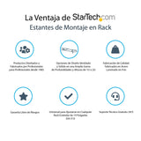 StarTech.com Estante Bandeja Ventilado Cantilever para Armario Rack de Servidores 2U Profundidad Fija - 22kg