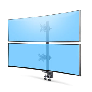 StarTech.com Soporte de Sobremesa para Dos Monitores Apilados Verticalmente de 49" 16:9 o 32:9 - Capacidad de Carga