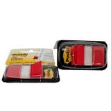 3M 680-1 banderas autoadhesivas Rojo 25,4 mm 43,2 mm 50 hojas