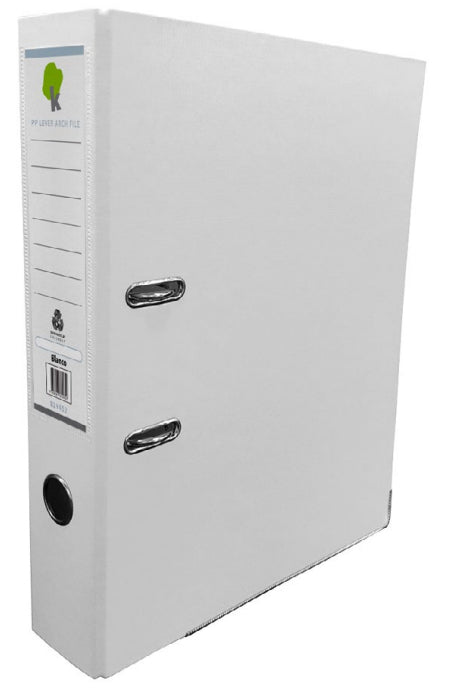 TECHMAKRO CARPETA  DE CARTON FORRADA DE PVC BLANCO P/ARCHIVO, país de origen Tailandia