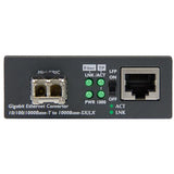 StarTech.com Conversor Compacto de Medios Ethernet Gigabit a Fibra Multimodo LC - 550m convertidores de red 1000 Mbit/s 1000Base-T, 100Base-TX, 10Base-T 1000Base-LX, 1000Base-SX Gigabit Ethernet
