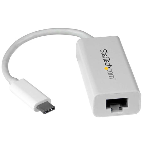 StarTech.com Adaptador de Red Ethernet Gigabit USB-C - Adaptador externo USB 3.0 a RJ45 - USB Tipo C a Ethernet - Negro tarjetas de red Alámbrico USB Tipo C Ethernet 1