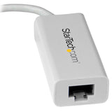 StarTech.com Adaptador de Red Ethernet Gigabit USB-C - Adaptador externo USB 3.0 a RJ45 - USB Tipo C a Ethernet - Negro tarjetas de red Alámbrico USB Tipo C Ethernet 1