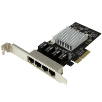StarTech.com Tarjeta de Red PCI Express Ethernet Gigabit con 4 Puertos RJ45 Chipset Intel i350 tarjetas de red Alámbrico PCI Express Ethernet 4