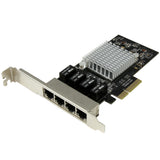 StarTech.com Tarjeta de Red PCI Express Ethernet Gigabit con 4 Puertos RJ45 Chipset Intel i350 tarjetas de red Alámbrico PCI Express Ethernet 4