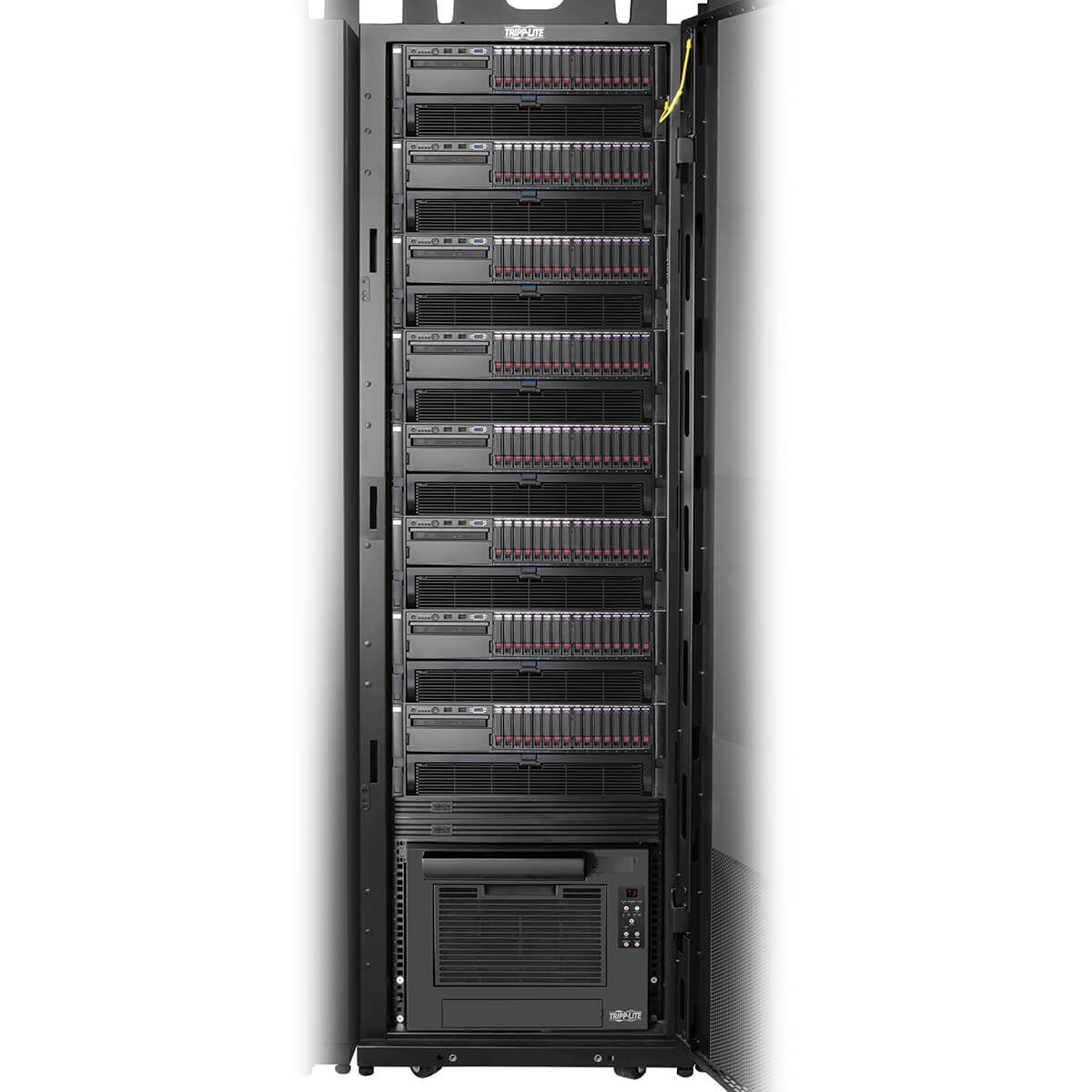 Tripp Lite SRCOOL7KRM Unidad de Aire Acondicionado para Racks de Servidor - Instalación en Rack, 7,000 BTU (2.0 kW), 120