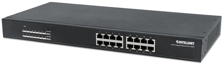 Intellinet Commutateur réseau (switch) Gigabit Ethernet PoE+ à 16 ports, 16 ports PoE, conforme IEEE 802.3at/af (PoE+/Po
