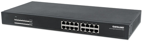 Intellinet Commutateur réseau (switch) Gigabit Ethernet PoE+ à 16 ports, 16 ports PoE, conforme IEEE 802.3at/af (PoE+/Po