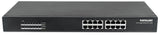 Intellinet Commutateur réseau (switch) Gigabit Ethernet PoE+ à 16 ports, 16 ports PoE, conforme IEEE 802.3at/af (PoE+/Po