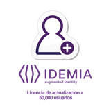Idemia (Morpho) Licencia de actualización / 50,000 usuarios simultáneos / Terminal WR MA Sigma