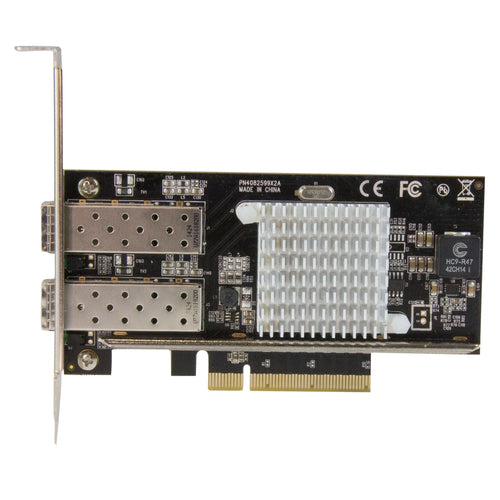 StarTech.com Tarjeta PCI Express de Red de Fibra de 10GB con 2 Puertos de SFP+ Abiertos Tarjetas de red Alámbrico PCI Ex