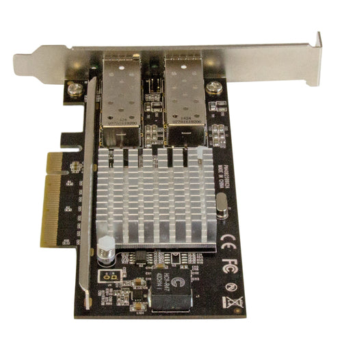 StarTech.com Tarjeta PCI Express de Red de Fibra de 10GB con 2 Puertos de SFP+ Abiertos Tarjetas de red Alámbrico PCI Ex