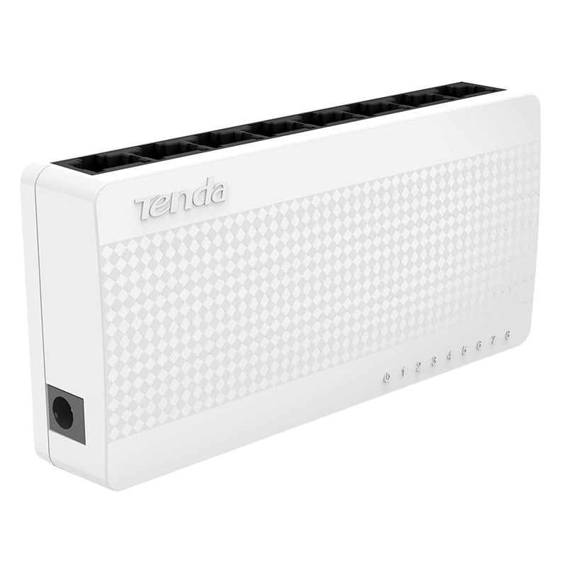 Tenda 8-Port Fast Ethernet Switch No administrado Blanco, S108 | Dispositivo de redes