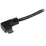 StarTech.com Cable de 2m Micro USB con conector acodado a la derecha Cables USB USB 2.0 USB A 2 m