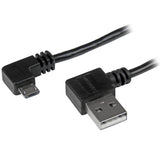 StarTech.com Cable de 2m Micro USB con conector acodado a la derecha Cables USB USB 2.0 USB A 2 m