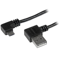 StarTech.com Cable de 2m Micro USB con conector acodado a la derecha Cables USB USB 2.0 USB A 2 m