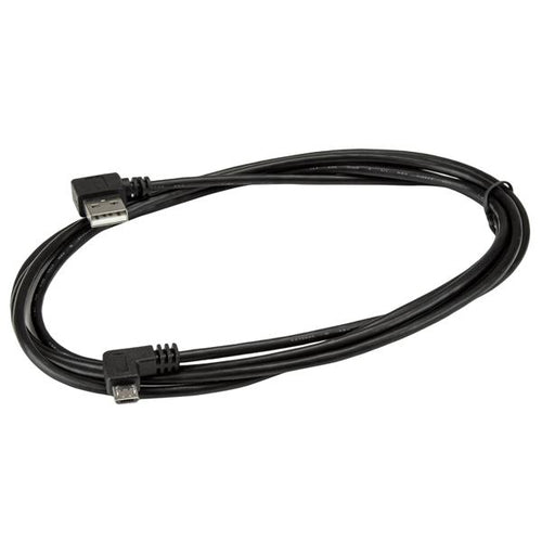 StarTech.com Cable de 2m Micro USB con conector acodado a la derecha Cables USB USB 2.0 USB A 2 m