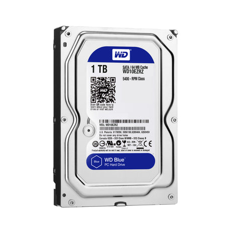 Western Digital Blue disco duro interno 1 TB 5400 RPM 64 MB 3.5" Serial ATA III