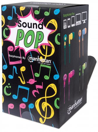 Manhattan 178822 Auriculares Auriculares Dentro de oído Música Multicolor