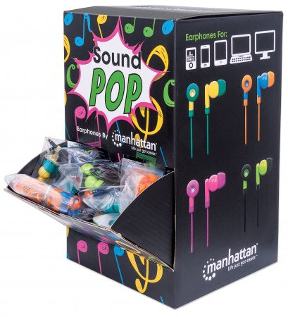 Manhattan 178822 Auriculares Auriculares Dentro de oído Música Multicolor