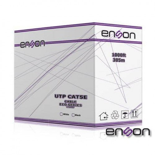 Enson 305m UTP Cat5e cable de red Blanco U/UTP (UTP), 12251W305 | Cables de red
