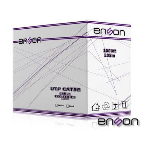 Enson 305m UTP Cat5e cable de red Blanco U/UTP (UTP), 12251W305 | Cables de red